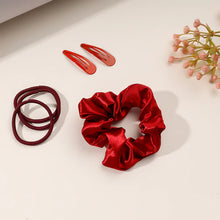 Red Hair Accessory Set – 5-Piece Combo for Stylish Days