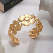 Floral Cuff Bracelet