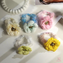 Blooming Flower Organza Scrunchie