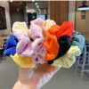 Dual-Tone Velvet Scrunchie – Soft & Stylish Hair Accessory