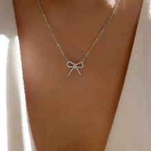 Dainty Bow Pendant Necklace