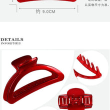 Classic Triangle Hair Clutcher – Glossy Red