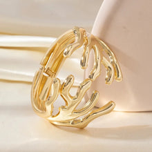 Abstract Coral-Inspired Statement Cuff