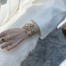 Abstract Coral-Inspired Statement Cuff