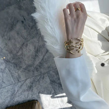 Abstract Coral-Inspired Statement Cuff