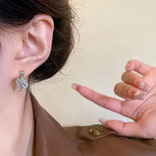 Dainty Crystal Snake Stud Earrings
