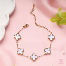 Elegant Clover Charm Bracelet