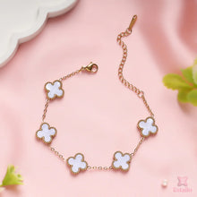Elegant Clover Charm Bracelet