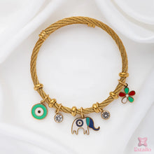 Playful Charm Wire Bracelet