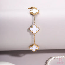 Elegant Clover Charm Bracelet