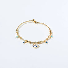 Chic Evil Eye Tassel Bangle