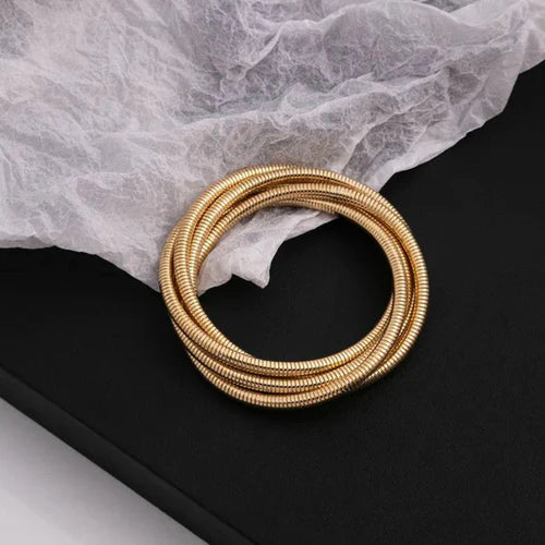Twisted Coil Statement Bracelet
