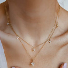 Dainty Butterfly Charm Layered Necklace