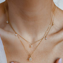 Dainty Butterfly Charm Layered Necklace