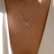 Dainty Bow Pendant Necklace