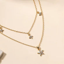 Dainty Butterfly Charm Layered Necklace