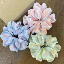 Dreamy Pastel Organza Scrunchie