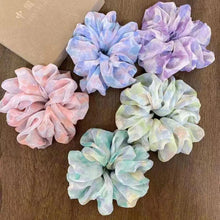 Dreamy Pastel Organza Scrunchie