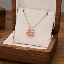 Delicate Rose Gold Four-Leaf Clover Pendant Necklace