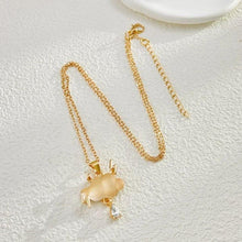 Celestial Crescent & Star Pendant Necklace