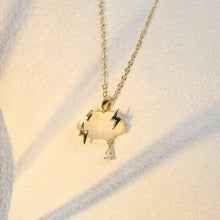 Celestial Crescent & Star Pendant Necklace