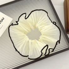 Sheer Elegance Ruffle Mesh Scrunchie