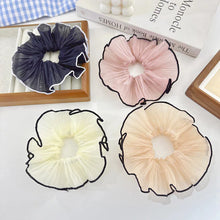 Sheer Elegance Ruffle Mesh Scrunchie