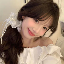 Elegance in Bloom: Lace Ribbon Scrunchie