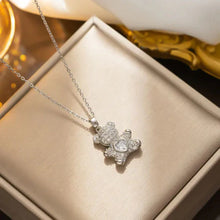 Sparkling Teddy Pendant Necklace – Cute & Charming